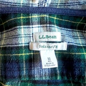 LL Bean Flannel Hoodie